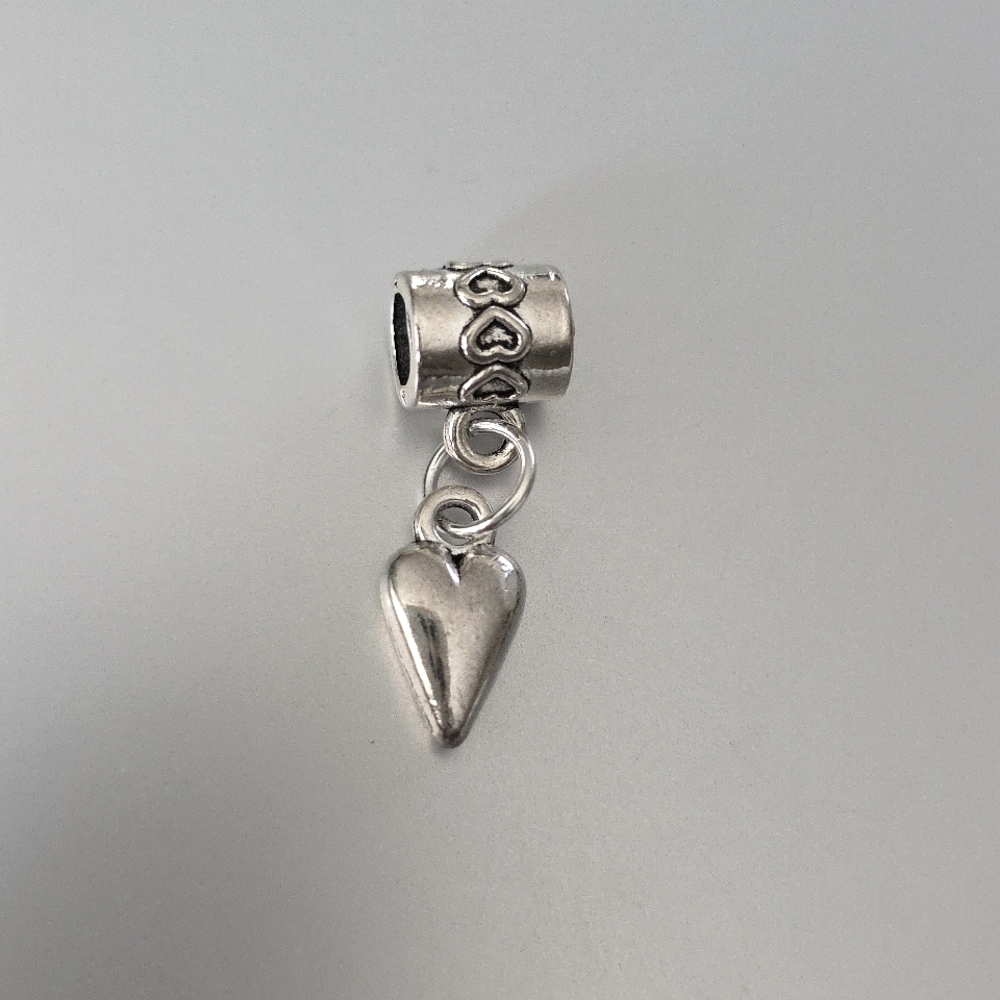 HEART  Charm Compatable With Pandora
